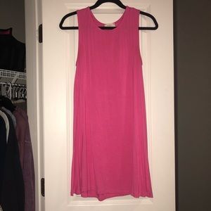 Everly Hot Pink Mini Dress, Relaxed Fit